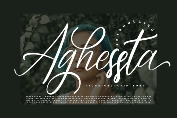 Aghessta Script: Elevating Web Design with Luxurious Typography