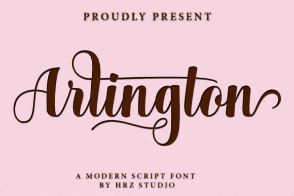 Arlington Script: A Timeless Display Font for Web Design