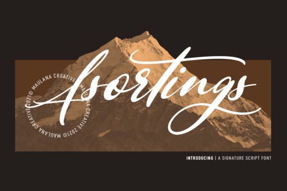 Asortings Script: A Designer's Take on a Versatile Script Font