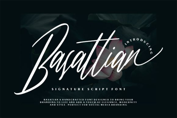 Basattian Script: A Font That Brings Handmade Magic to Life
