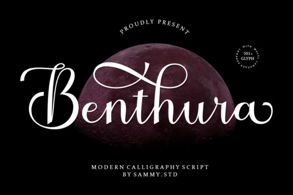 Benthura Script: A Delicate Typeface for Editorial Design