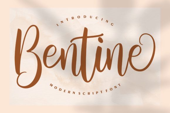 Bentine Script: A Romantic Touch for Editorial Design