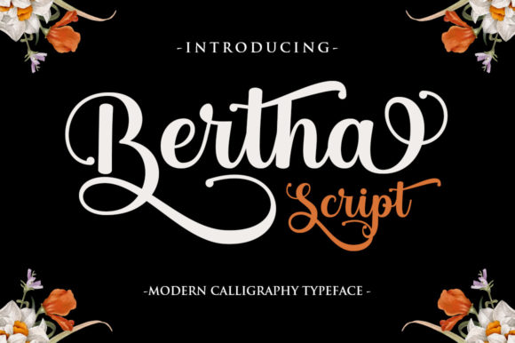 Bertha Script: A Charming Typeface for Branding Projects