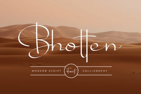 Bhotten Script: A Touch of Magic in Every Design