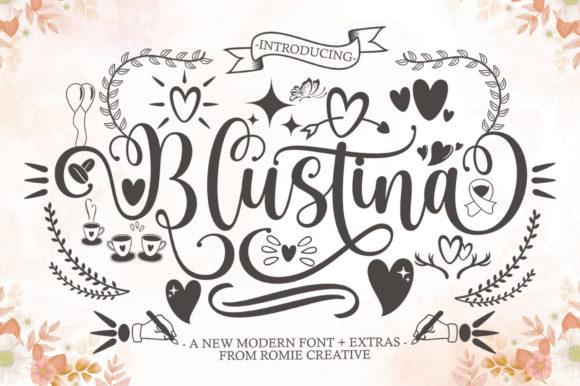 Blustina Script: A Luxurious Font for Branding Projects