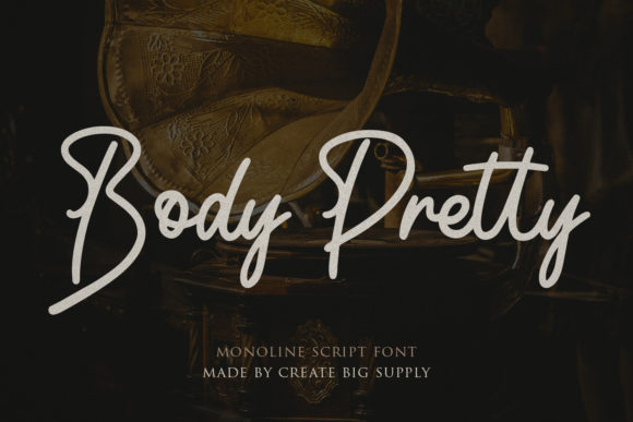 Body Pretty Script for Web Design and Branding