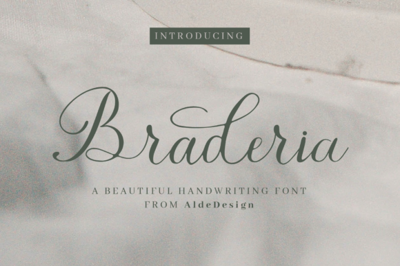 Braderia Script: A Font That Elevates Brand Identity