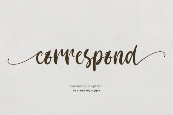 Correspond Script for Professional Branding