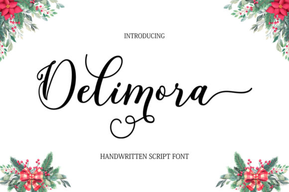 Delimora Script: A Modern Handwritten Typeface for Editorial Design