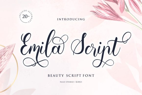 Emila Script: A Graceful Font for Editorial Design