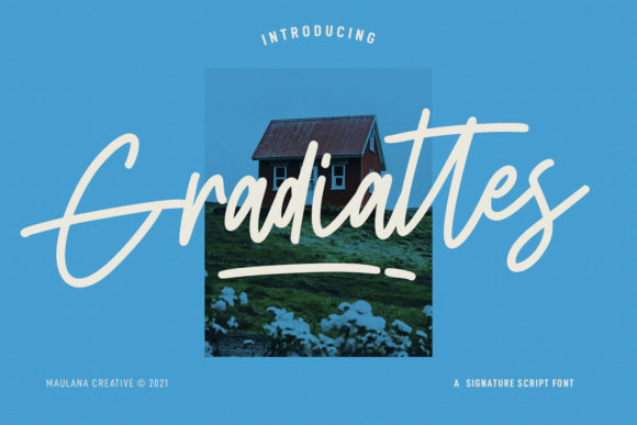 Gradiattes Script: A Delicate Touch for Elegant Typography