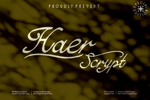 Haer Script: Elevating Campaign Design with a Premium Typeface