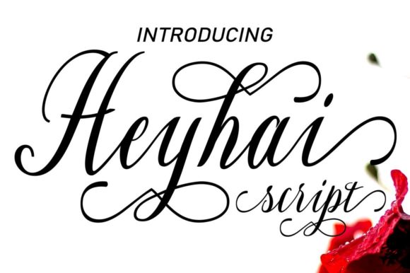 Heyhai Script: A Graceful Font for Editorial Design