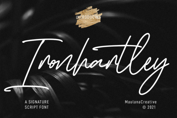 Ironhartley Script: A Stylish Font for Small Business Branding