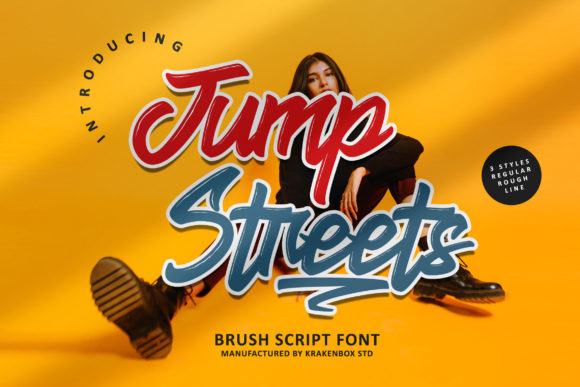 Jump Streets Script: Elevating Campaign Design with a Bold Typeface