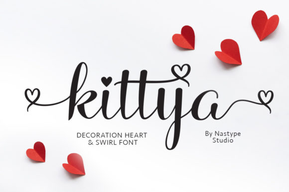 Kittya Script: A Stylish Font for Handmade Creations