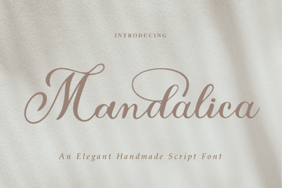 Mandalica Script: A Luxurious Typeface for Editorial Design