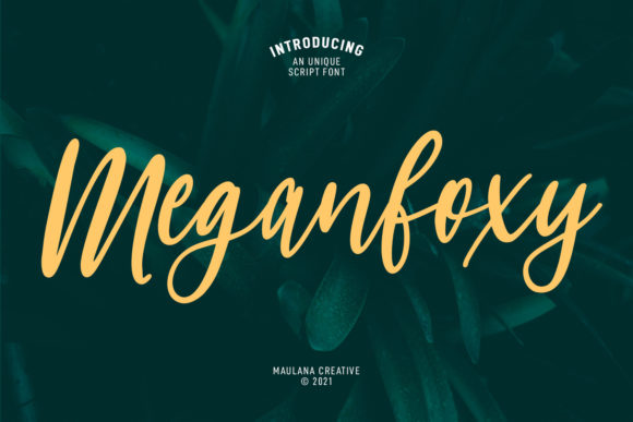 Meganfoxy Script for Digital Marketing and Branding