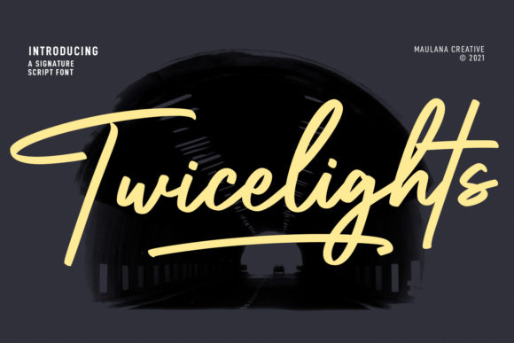 Twicelights Signature Script for Professional Branding