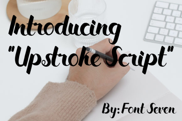 Upstroke Script for Modern Web Design
