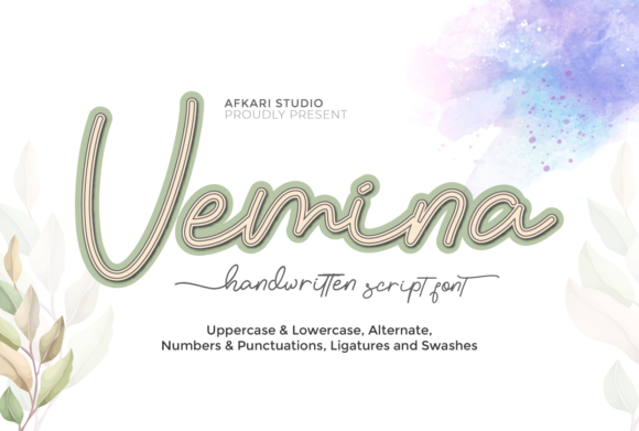Vemina Script: A Sweet Handwritten Font for Creative Projects