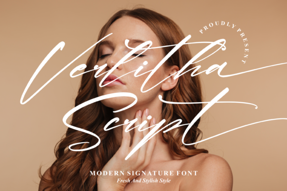Verlitha Script: A Sophisticated Font for Editorial Design